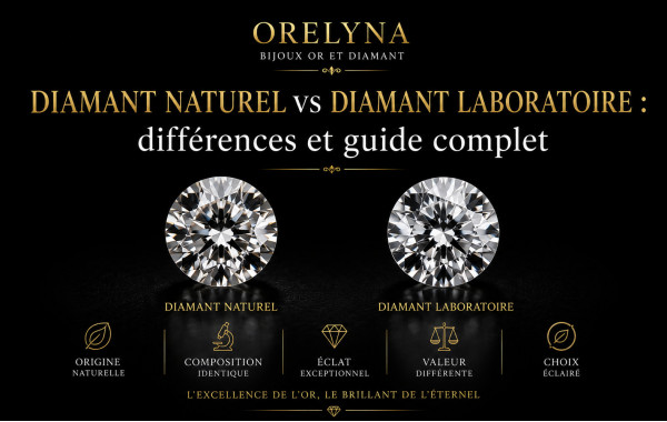  Diamant naturel vs diamant laboratoire : différences et guide complet Orelyna